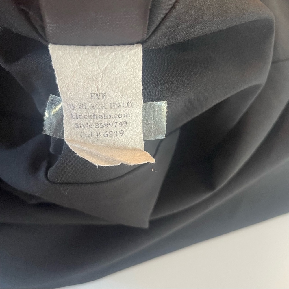 Black Halo Eve Manala One Shoulder Ruffled Mermaid Maxi Prom Dress 22758 - Picture 10 of 11